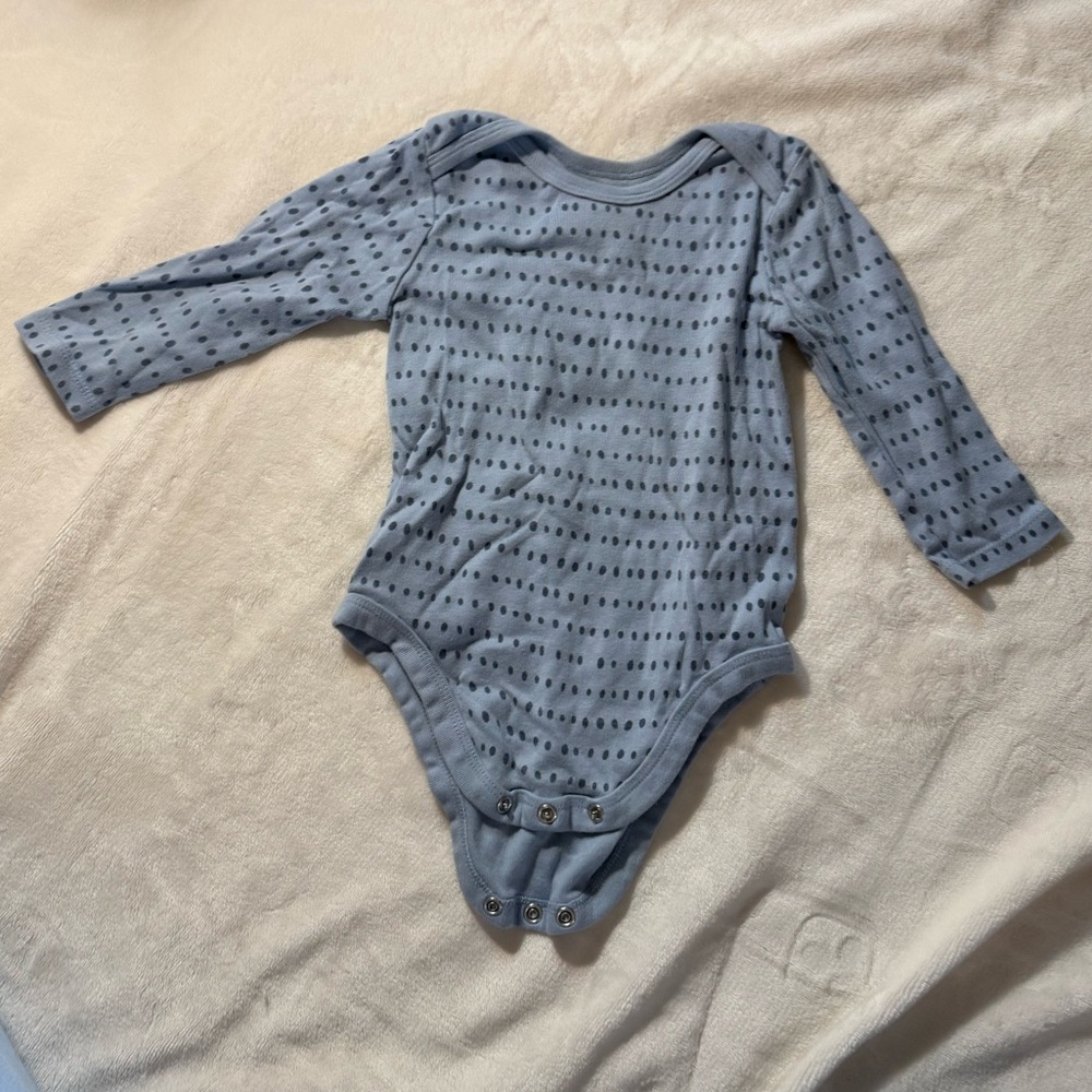 Blue Polka Dot Kids One Piece